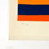 Jacques Soisson, Abstract Figure, 1973, screenprint