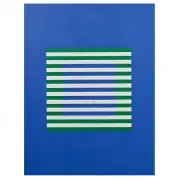 Max Bill, Green and Blue, 1967, screenprint