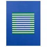 Max Bill, Green and Blue, 1967, screenprint