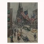 Guy Carleton Wiggins, St. Patricks, Winter, oil on board