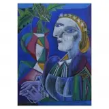 Mihail Chemiakin, After Picasso, 1986, pastel on paper
