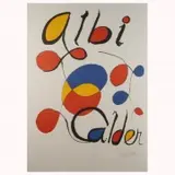 Albi by Alexander Calder, circa 1970, lithograph, sold Dec 2021