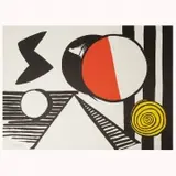 LE S ET LE O, (The S and the O) by Alexander Calder, 1969, lithograph, sold Dec 2021
