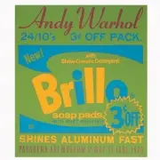 Andy Warhol, Andy Warhol: Pasadena Art Museum - Brillo, 1970, screenprint