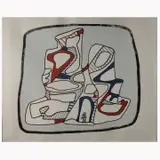 Jean Dubuffet, Lion Heraldique, 1976, silkscreen