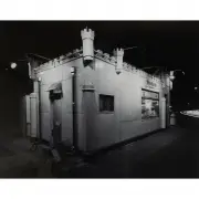 George Tice, White Castle, Route 1, Rahway, New Jersey, 1973, gelatin silver print