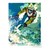 LeRoy Neiman, Winter Olympics Skiing, Lake Placid 1980, serigraph