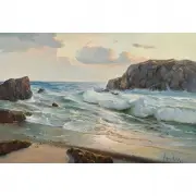 Vernon Kerr, Crisp Morning, oil on canvas