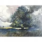 Regis de Bouvier de Cachard, Le Marronier en Ireland en Mai, oil on canvas