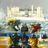 Jean Calogero, Il Canale, oil on canvas