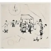 Marc Chagall, Hochzeit (from Mein Leben), 1922, drypoint