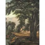 Josephine Jasper, California Hiking Path (possibly Mt. Tam), oil on canvas