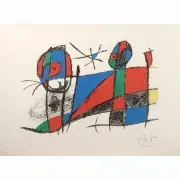 Joan Miró, Composition VI (M.1042), 1972, lithograph