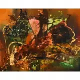 Joseph Meierhans, Untitled, oil on masonite