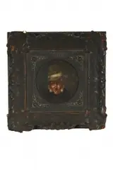 Oscar A. Kunath, Patriarch 1901, oil on panel