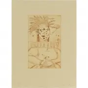 Enrique Chagoya, Face Features, 2000, etching