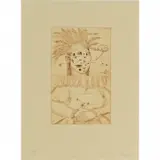 Enrique Chagoya, Face Features, 2000, etching