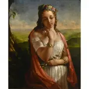 Lilly Martin Spencer, The May Queen, circa 1848, oil on canvas