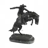 Frederic Remington, Bronco Buster, bronze