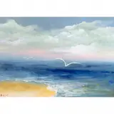David Najar, Gentle Tide, 2018, oil on canvas