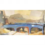 Henrietta Berk, Speedboat California, oil on canvas