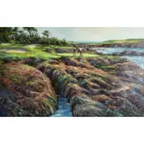 Ben Abril, Morning at Cypress Point, oil on canvas