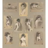 Haig Patigian, Ten Figural Studies, 1906-1907, pastel on paper