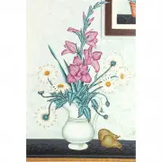 Peter Orlando, Le Glaieul, (Gladiola), oil on canvas