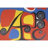 Alexander Calder, Le Lettres, 1969, lithograph