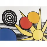 Alexander Calder, Sun with Planets, 1972, lithograph