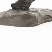 Sid Burns, Loner, Bull, 1973, patinated bronze