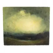James Everett Stuart, Showers Near Dumberton, CA, June 12, 1922, oil on canvas