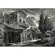State Street, Colombia by Charles Frederick Surendorf, linocut, sold Oct 2022