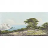 Richard DeTreville, Perhaps Point Lobos, (Untitled), oil on panel