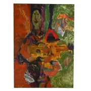 Norman Rubington, Roma, 1952, oil on canvas