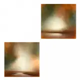 Barry Weiss, Untitled 04 XI and 04 XII, 2004, oil on canvas