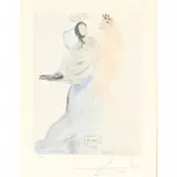 Heaven Canto 18, from The Divine Comedy by Salvador Dalí, color woodcut, sold Nov 2022
