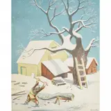 William Gropper, Man Chopping Wood