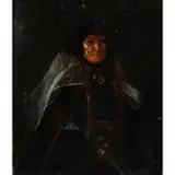 Portrait de Dignitaire by Vasily Andreevich Tropinin, 1846, oil on canvas, sold Dec 2022