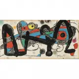 Escultor Portugal by Joan Miró, lithograph, sold Dec 2022