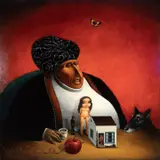 Robert Peluce, Robot House, 2002, acrylic on canvas