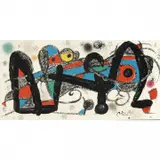 Escultor Portugal by Joan Miró, lithograph, sold Jan 2023