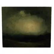 James Everett Stuart, Showers Near Dumberton, CA, June 12, 1922, oil on canvas