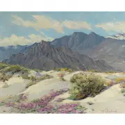 William S. Darling, Desert Landscape, oil on canvas board