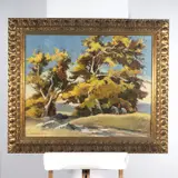 Marques E. Reitzel, Sycamore, oil on canvas board