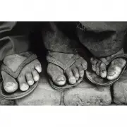 Feet by Sebastião Salgado, photograph, sold Feb 2023