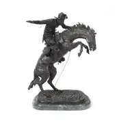 Frederic Remington, Bronco Buster, bronze