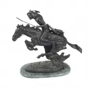 The Cheyenne by Frederic Remington, bronze, sold Apr 2023