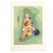 Wassily Kandinsky, Bunt Im Dreieck, lithograph