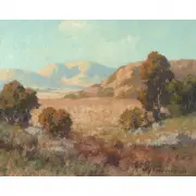Maurice Braun, Landscape, oil on canvas